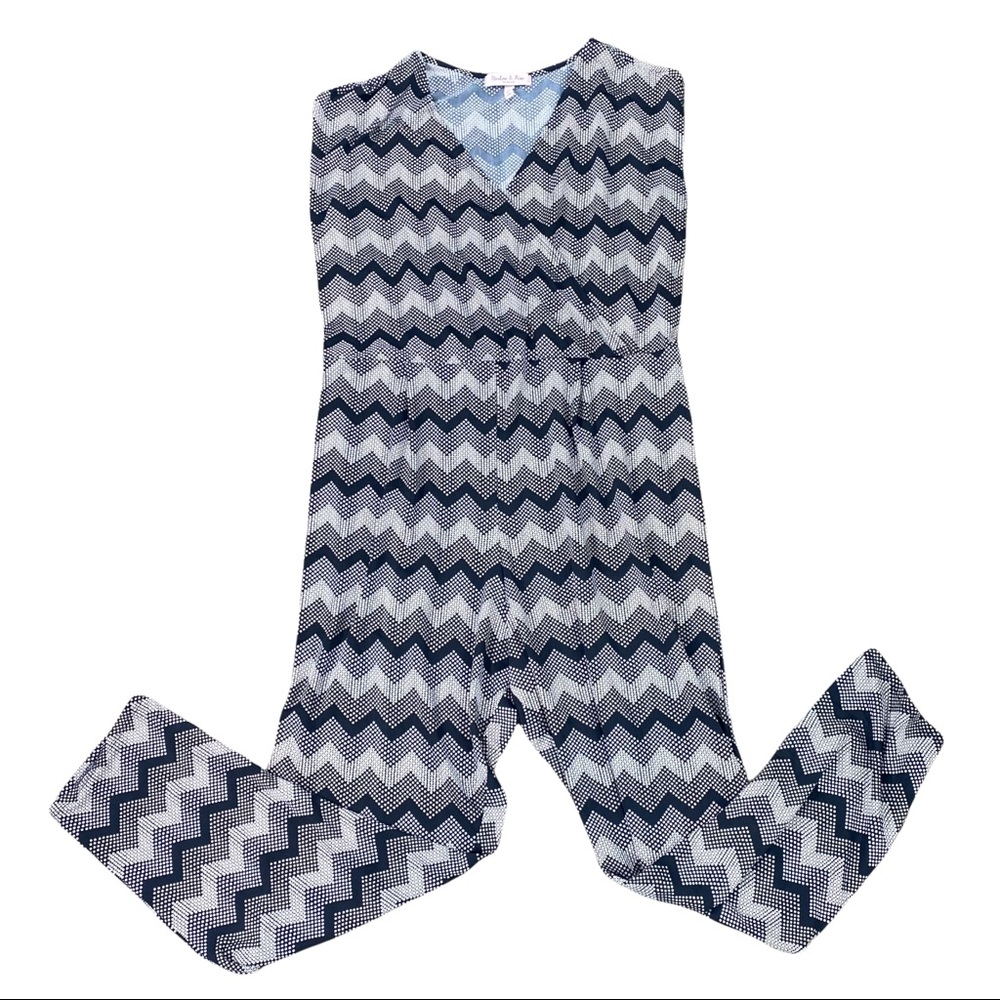 Harlow & Rose chevron Jumpsuit size 1X